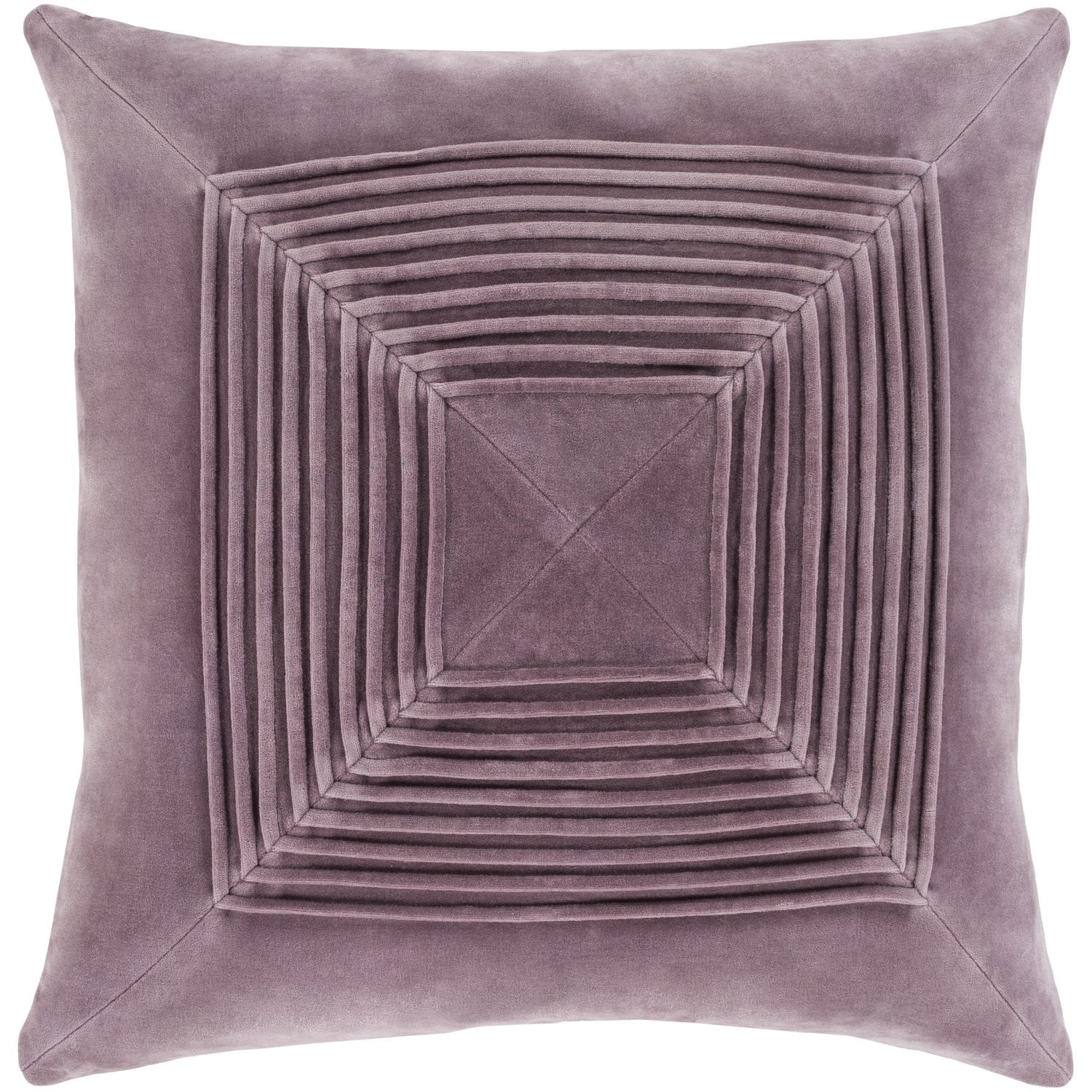 Akira Velvet Pillow in Mauve