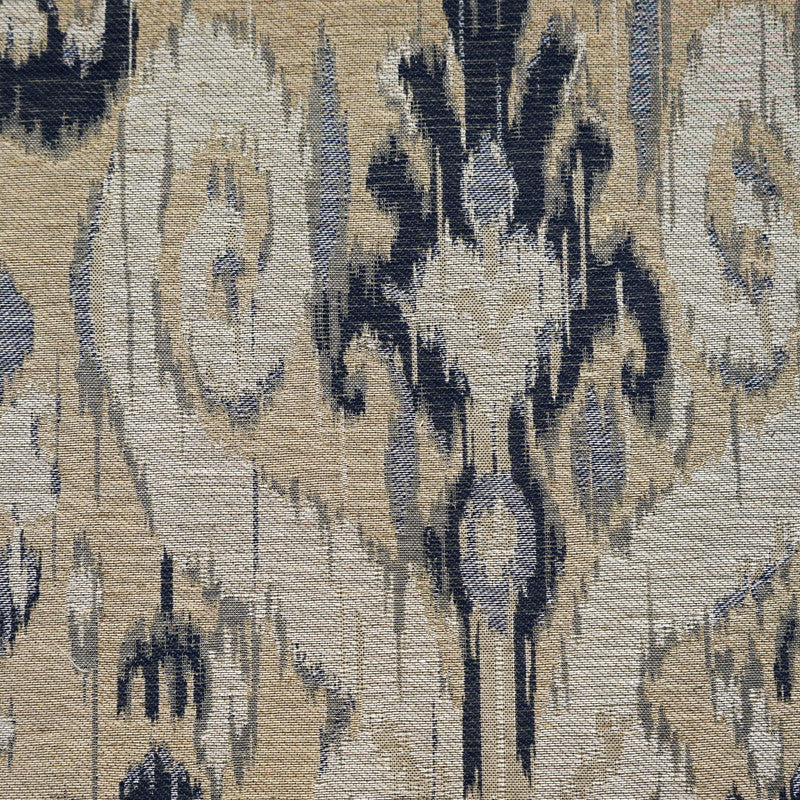 Amos Fabric in Blue/Creme/Beige