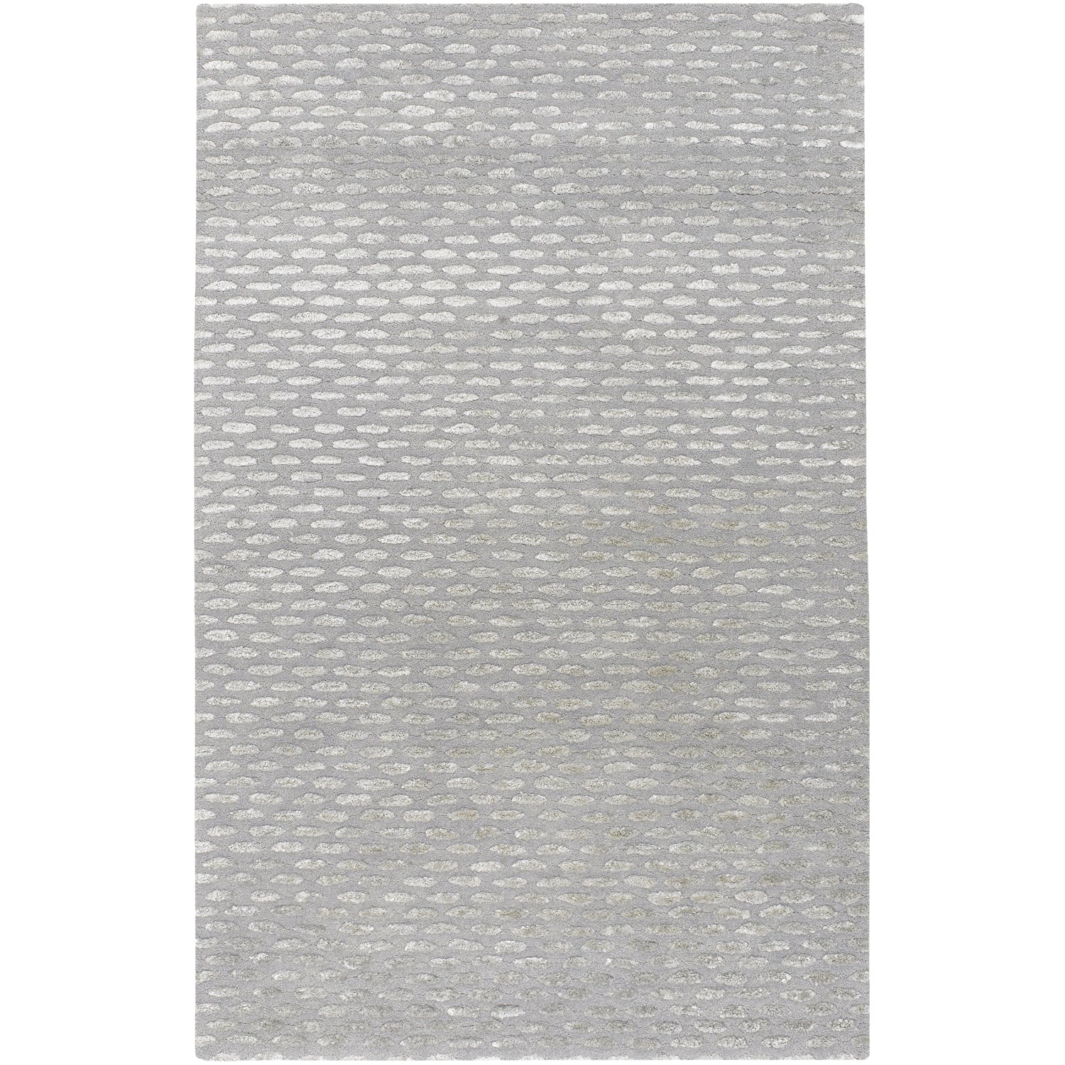 Atlantis Collection New Zealand Wool Area Rug in Dove Grey