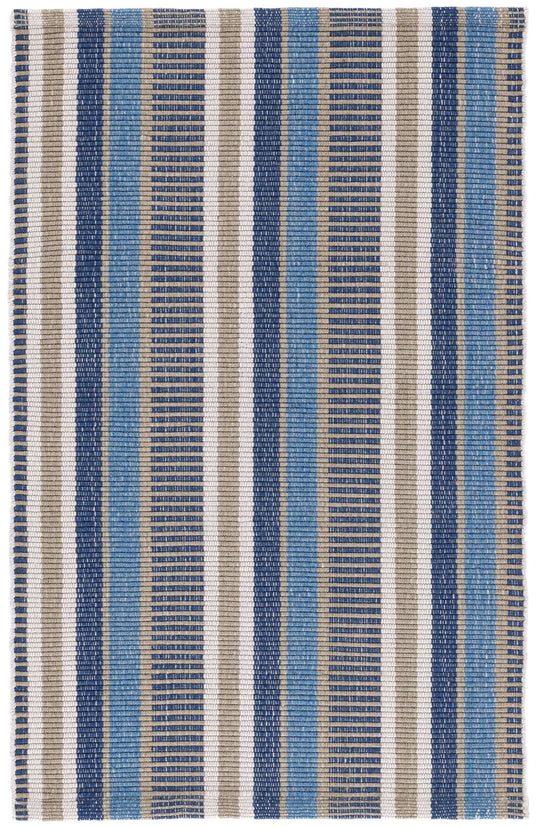 Dash & Albert} Indoor/Outdoor Rug :: 2x3 :: Seed Stitch Stripe Spring –  Ellington & French