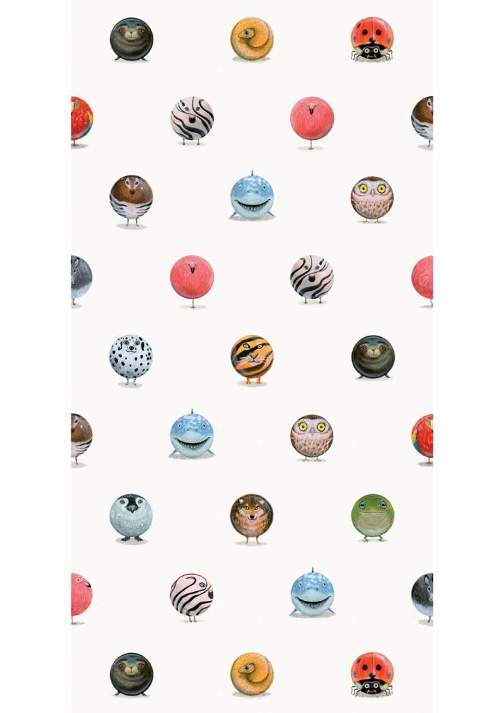 Animal Marbles Kids Wallpaper by KEK Amsterdam