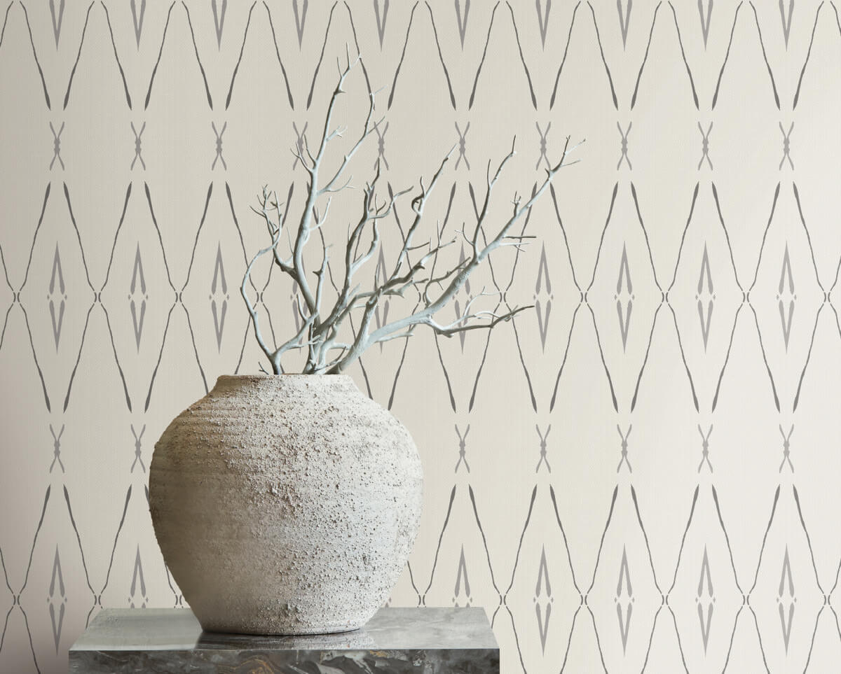 Artifact Silhouettes Savanna Wallpaper from the Signature Collection