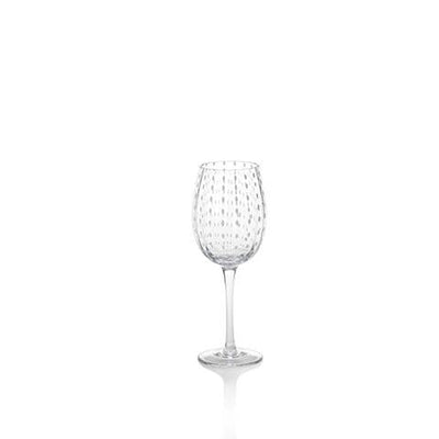 Benin Fluted Textured Wine Glasses, Set of 4