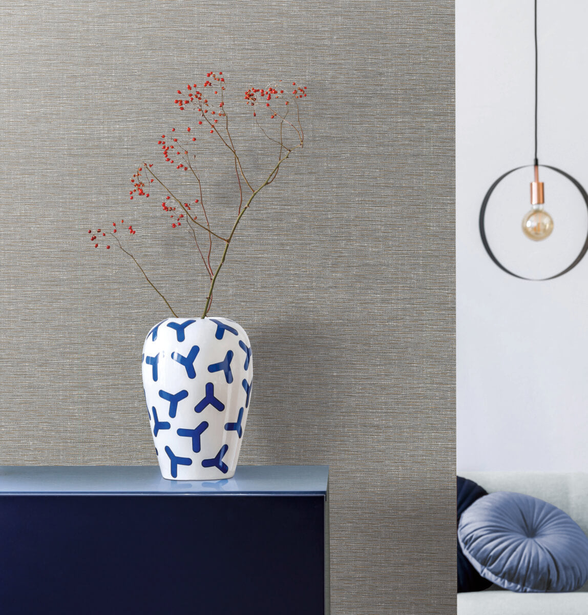 Altitude Wallpaper in Gray from the Artisan Digest Collection by York Wallcoverings