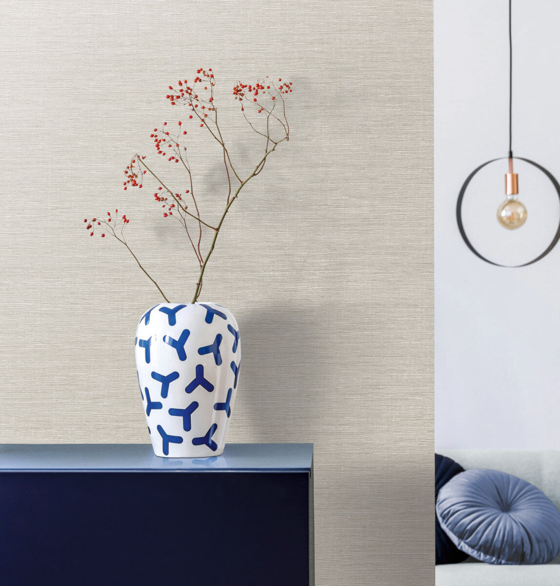 Altitude Wallpaper in Gray/Beige from the Artisan Digest Collection by York Wallcoverings