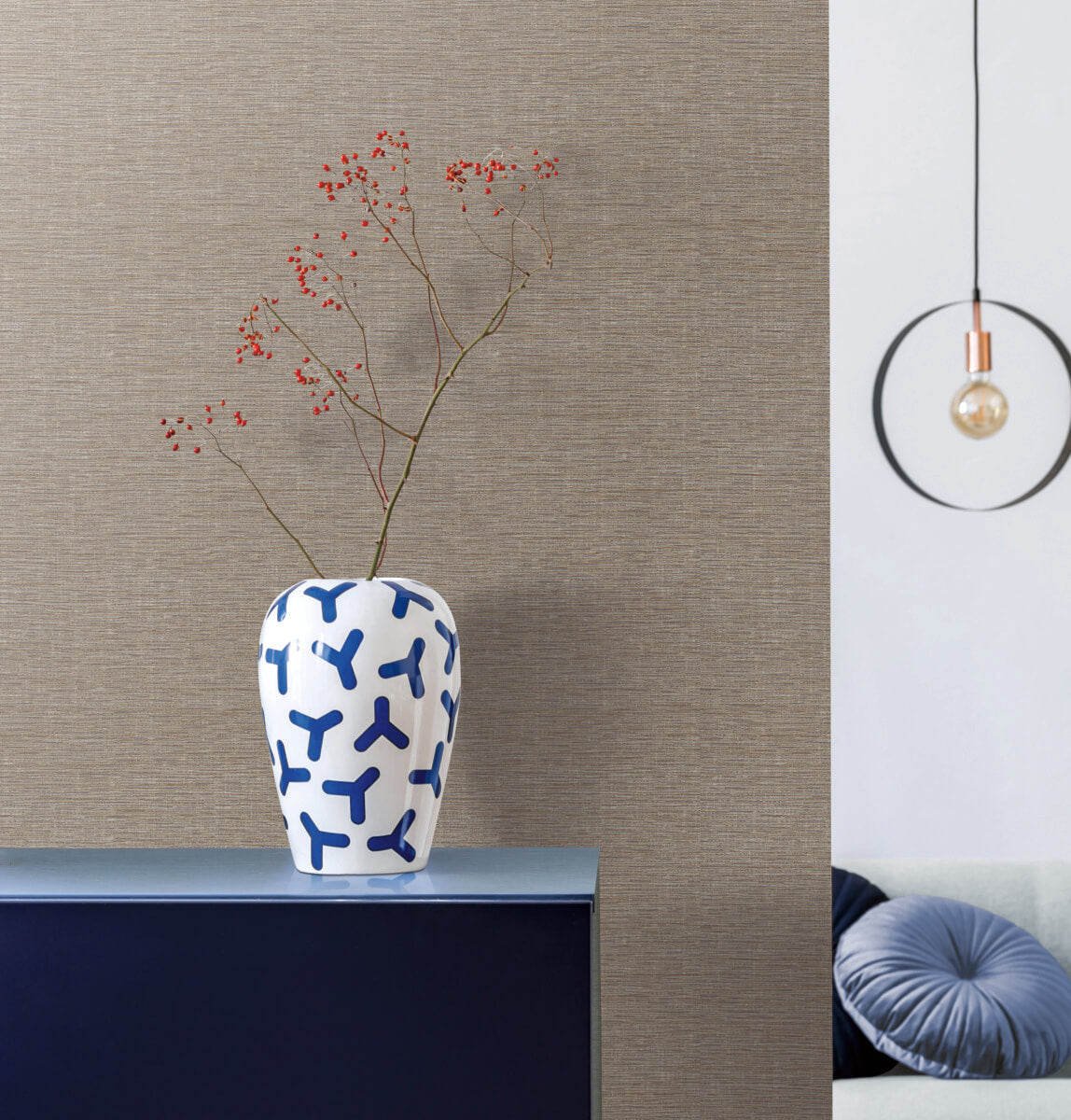 Altitude Wallpaper in Brown from the Artisan Digest Collection by York Wallcoverings