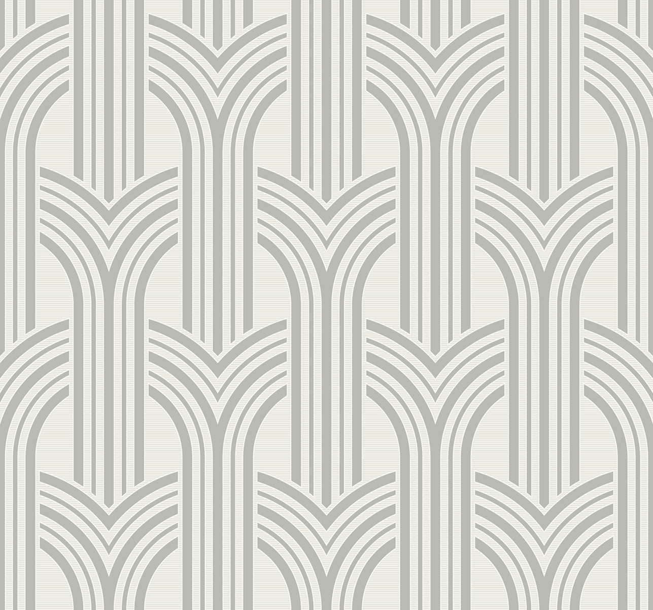 Sample Broadway Arches Chrome Wallpaper from Deco 2 by Collins & Compa ...