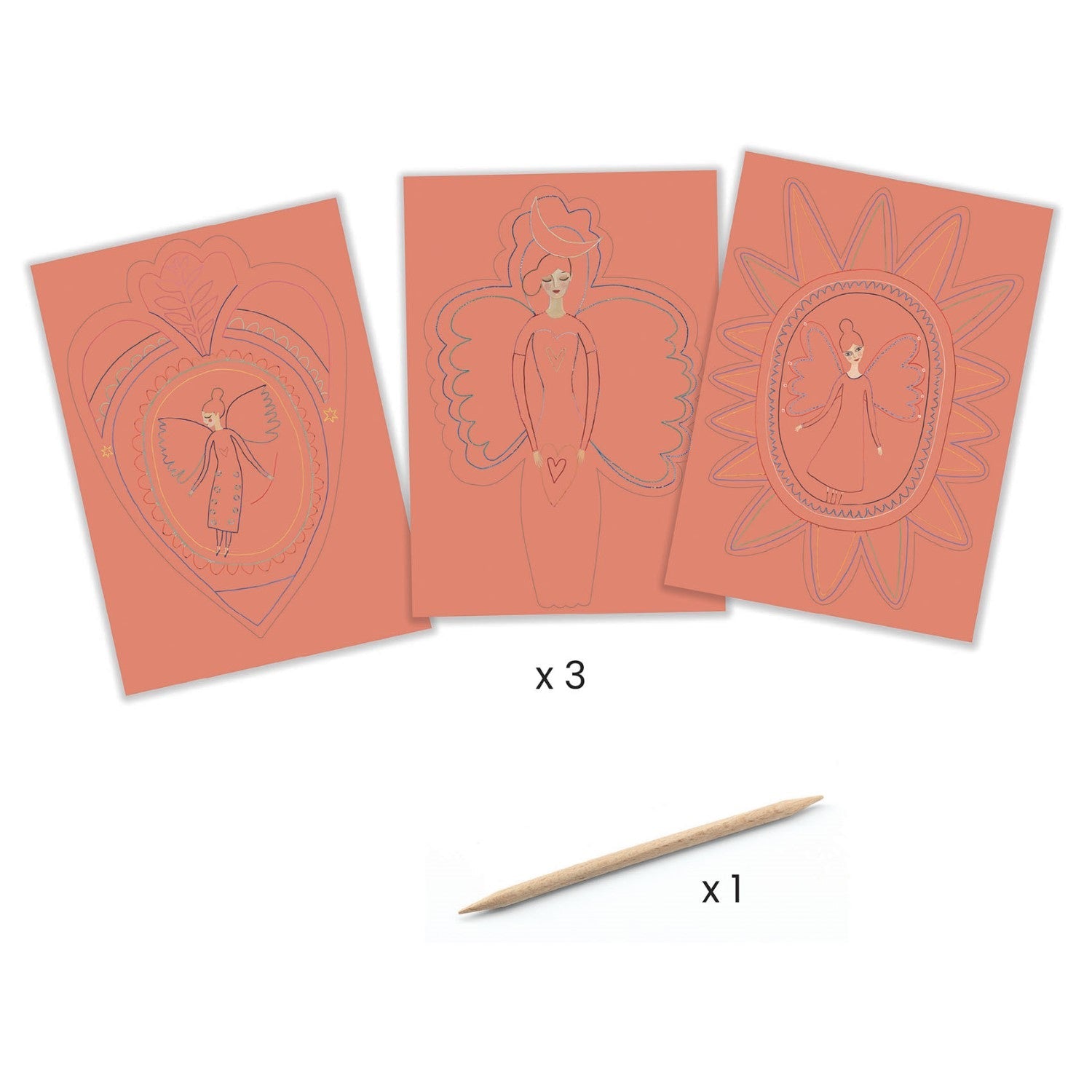 Angels Scratch Card Activity Set