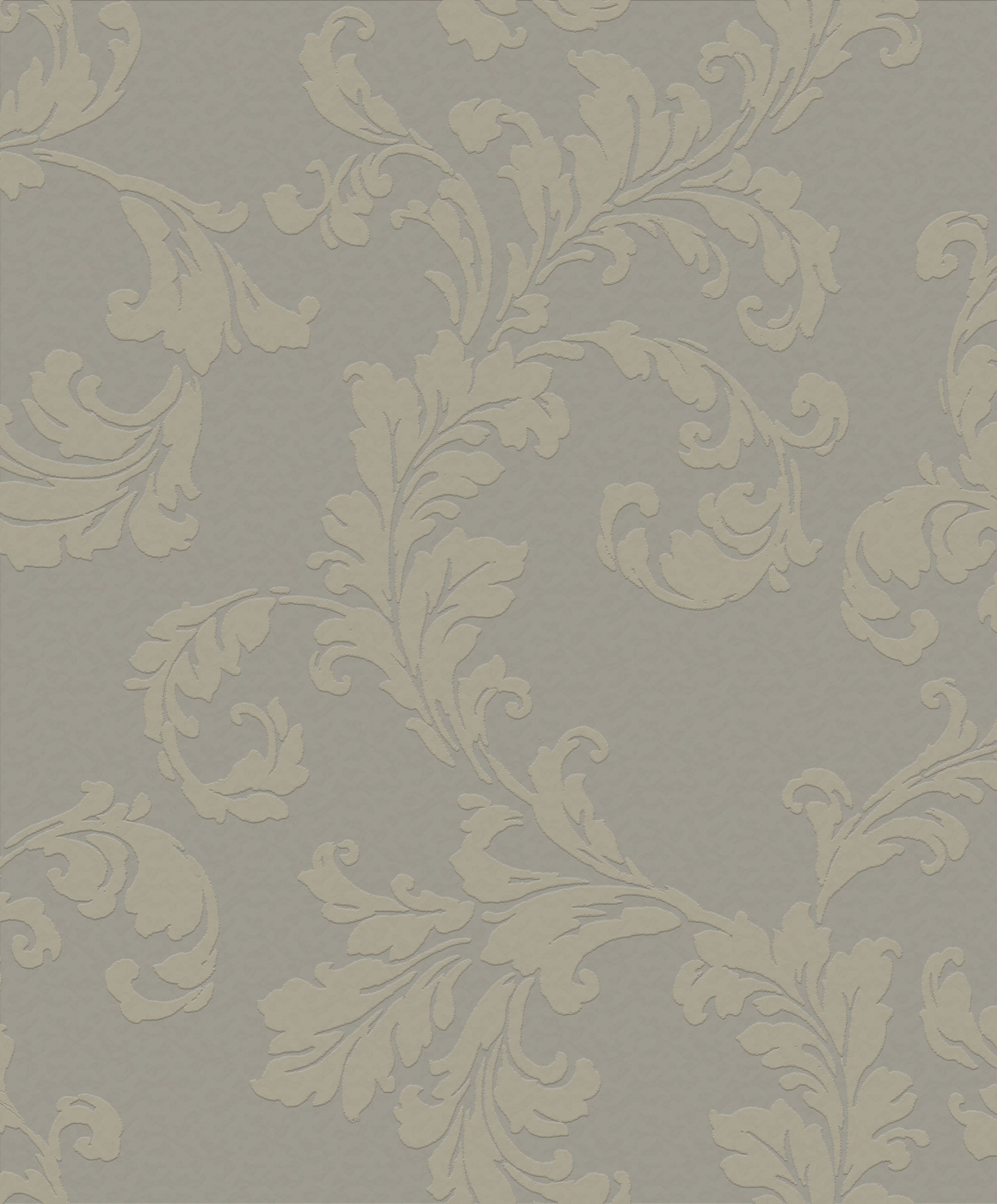 Acanthus Trail Beige Wallpaper from the Emporium Collection