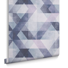 Dimension Wallpaper in Steel Blue from 