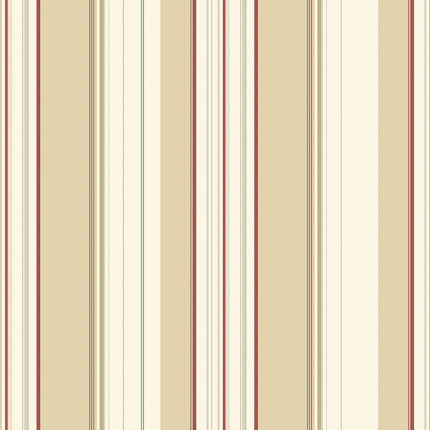 Abstract Stripes Cream/Red Wallpaper from the Kitchen Recipes Collection