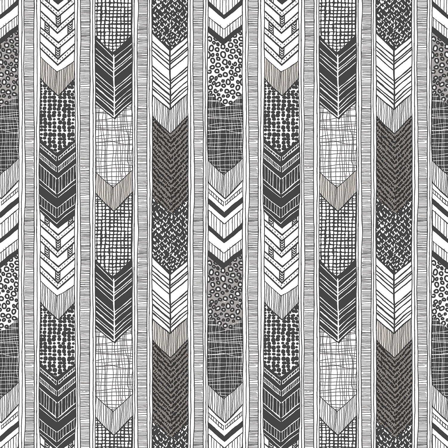 Arrows Black Wallpaper from the Global Fusion Collection