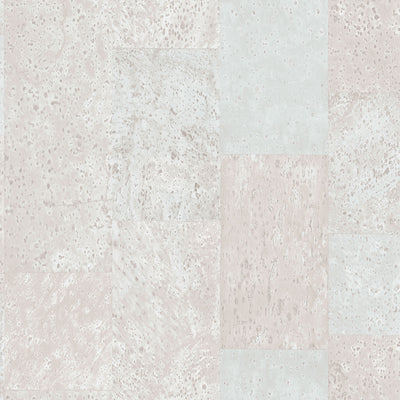 Light grey cork squares wallpaper