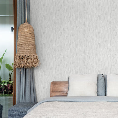 Drizzle Off-White Wallpaper from the Atmosphere Collection by Galerie Wallcoverings