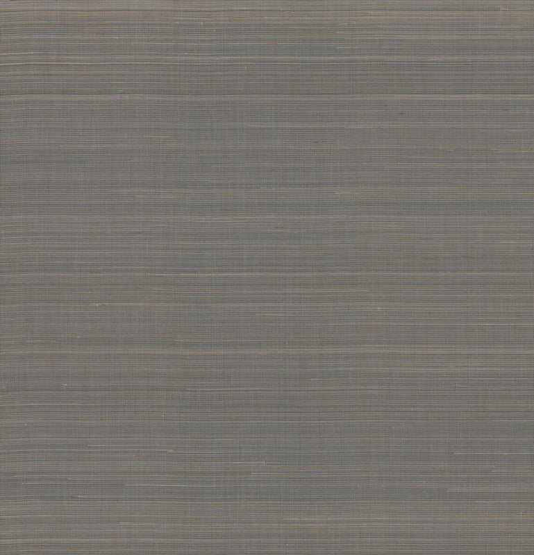 Abaca Weave Wallpaper in Charcoal