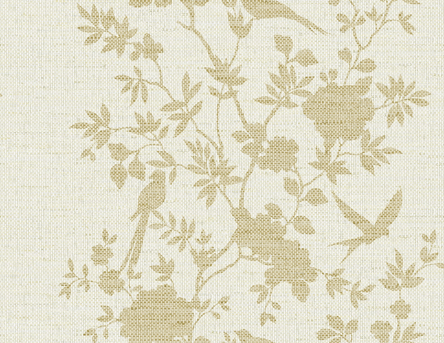 Aloha Bird Trail Wallpaper in Golden