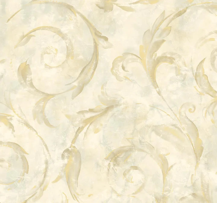 Archie Gold/Grey Wallpaper from the Jasper Collection