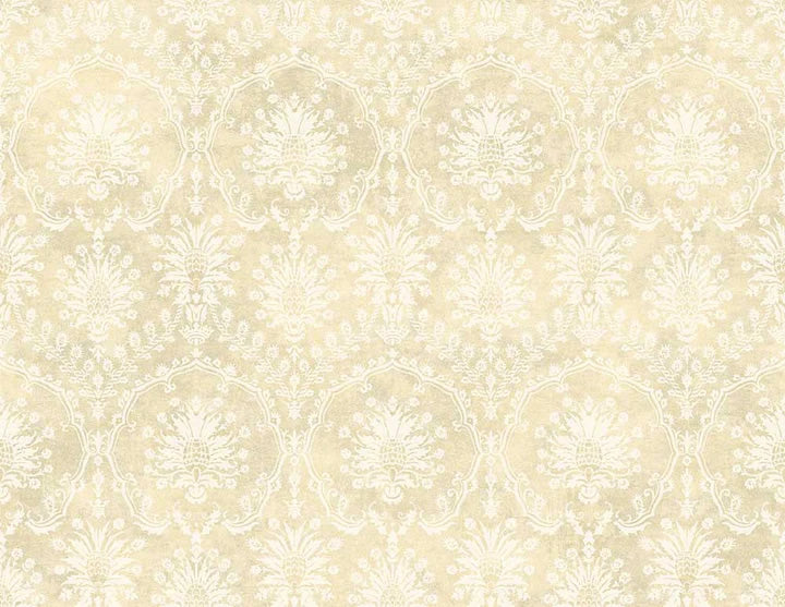 Atwells Gold/White Wallpaper from the Providence Collection