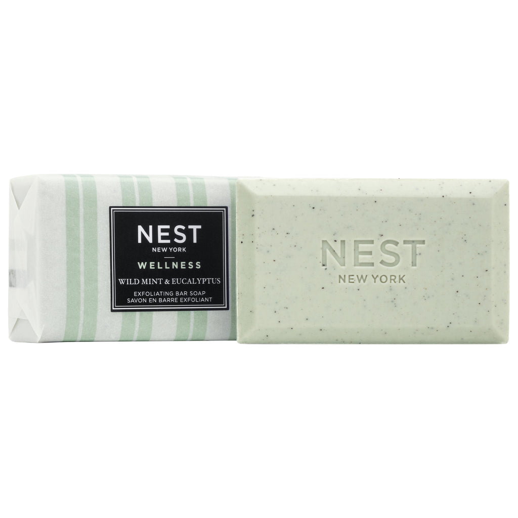 Wild Mint & Eucalyptus Exfoliating Bar Soap by Nest Fragrances | burkedecor.com