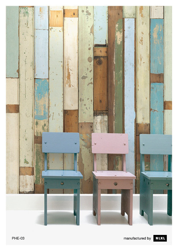 No 3 Scrapwood Wallpaper Design By Piet Hein Eek For Nlxl Wallpaper Burke Decor