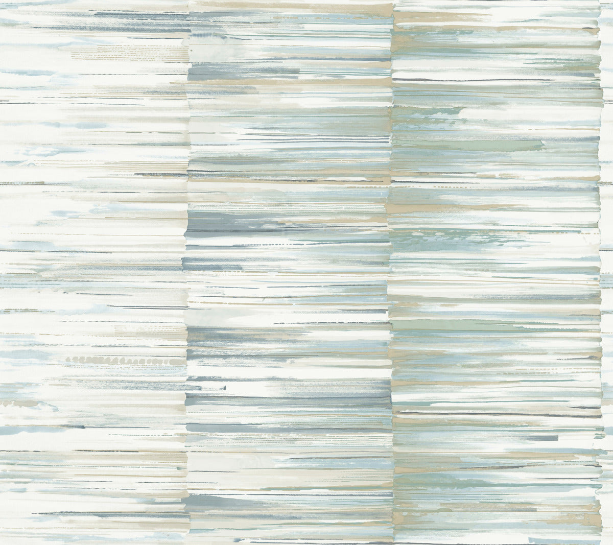 Artist's Palette Wallpaper in Cream/Blue from the Modern Nature 2nd Edition