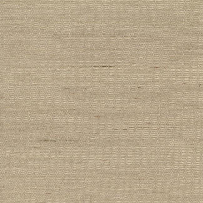 Plain Grass Wallpaper in Beige from the Grasscloth II Collection by York Wallcoverings