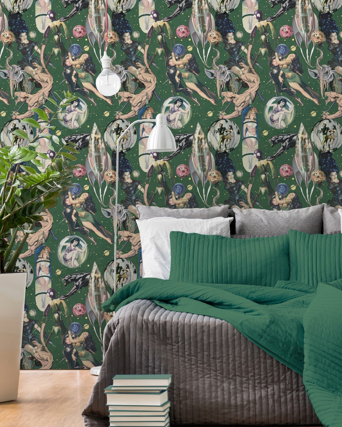 Eclectic Interior Design Trend with Best Wallpaper for Your Home