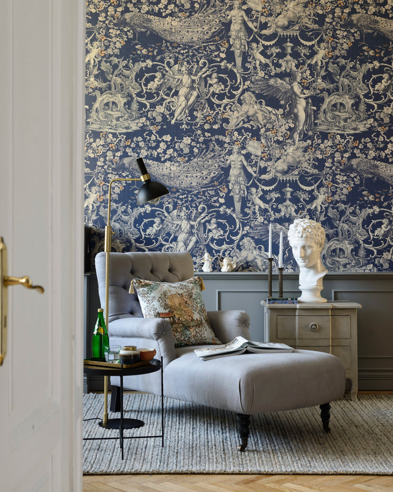 Shop The Promise Land Wallpaper in Sapphire from the Wallpaper ...