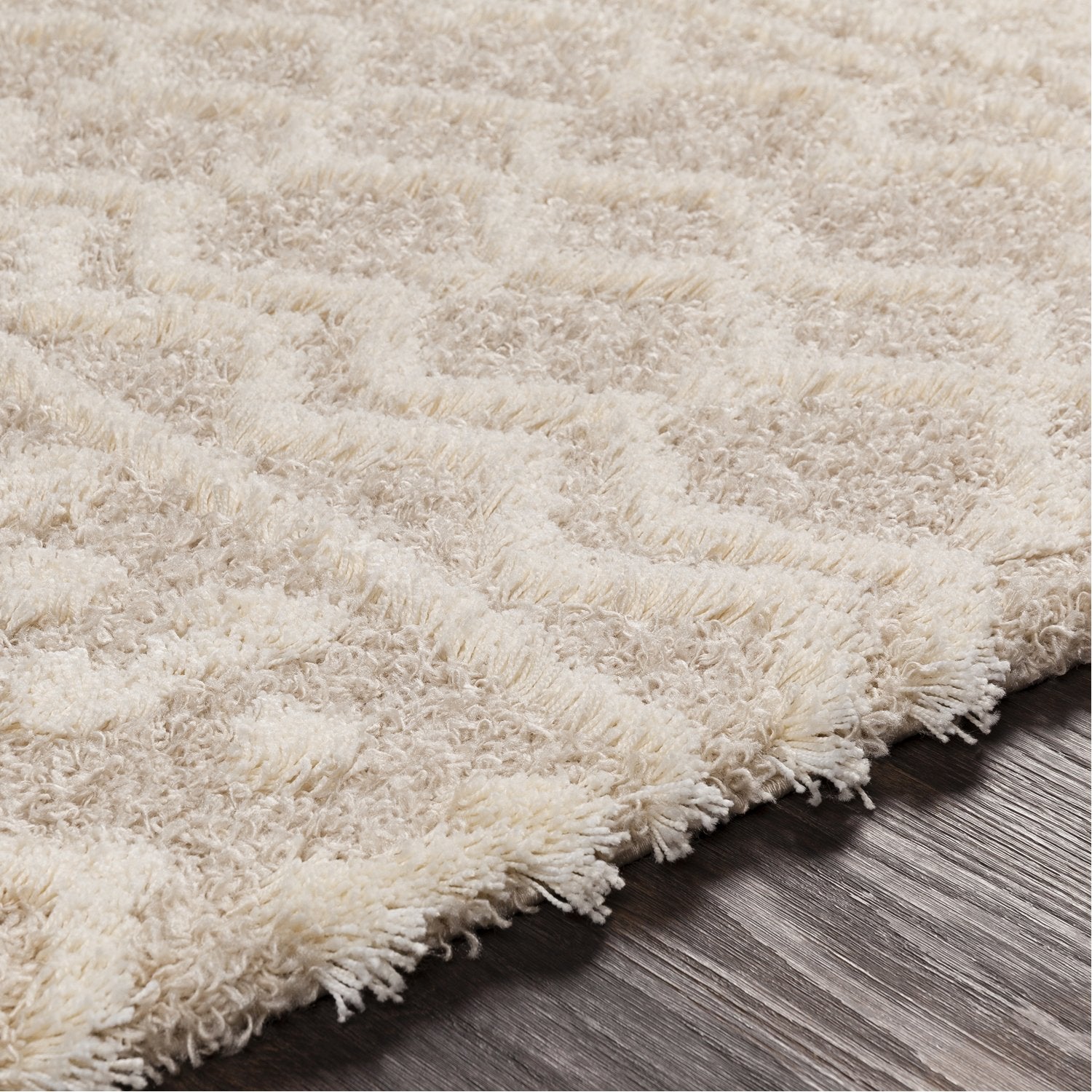 Shop Urban Shag Rug In Cream Beige Burke Decor 