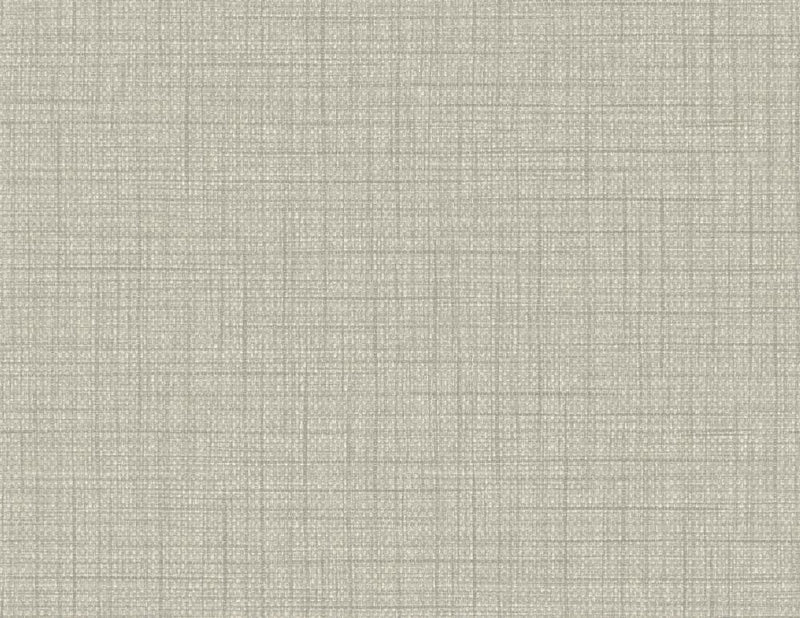 Sample Woven Raffia Wallpaper in Mindful Grey from the Texture Gallery Collection by Seabrook Wallcoverings