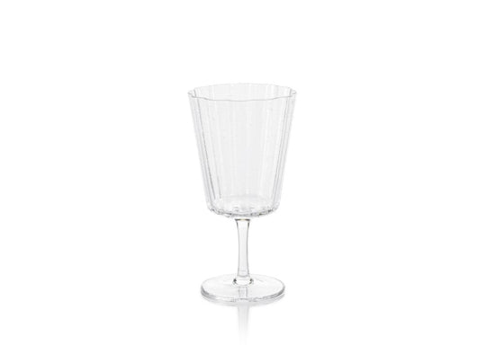 Beveled Plastic Stemless Wine Glasses (Set of 4)