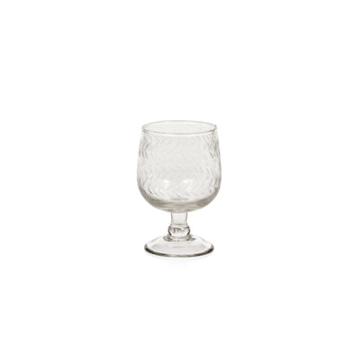 Benin Fluted Textured Wine Glasses, Set of 4