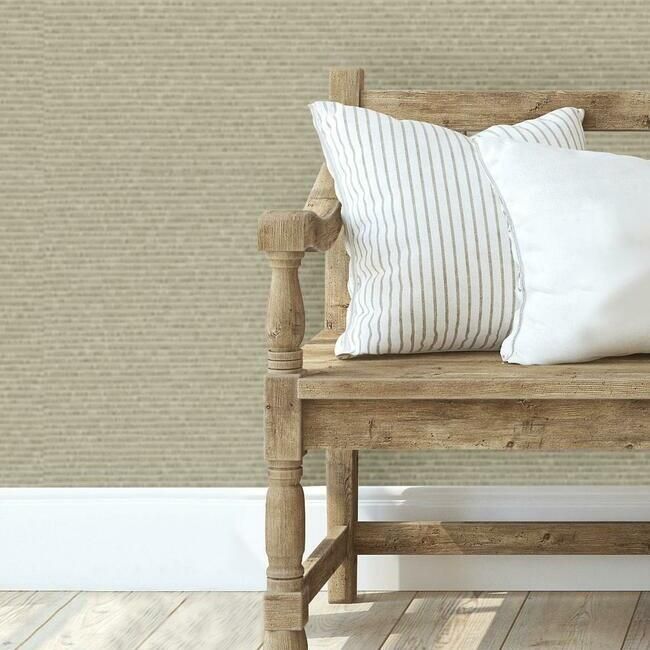 Ashlar Wallpaper in Birch from the Quietwall Textiles Collection