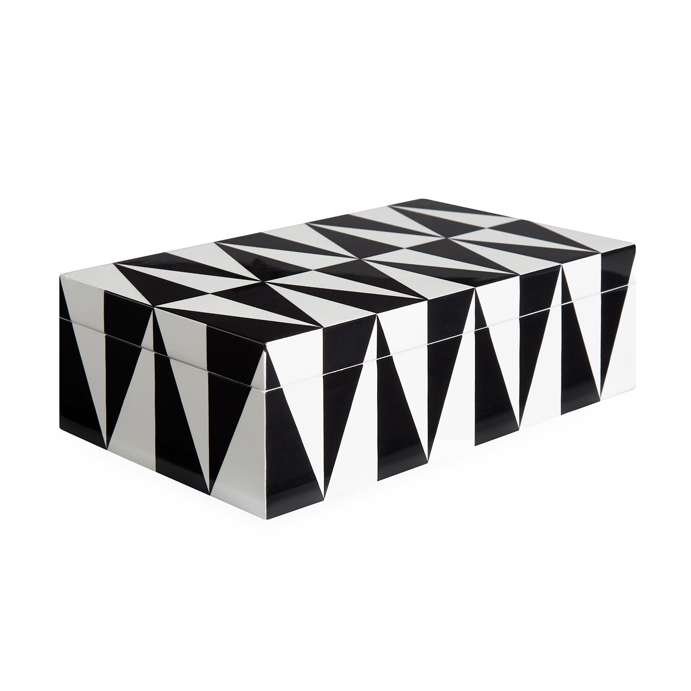 Medium Op Art Lacquer Box Burke Decor