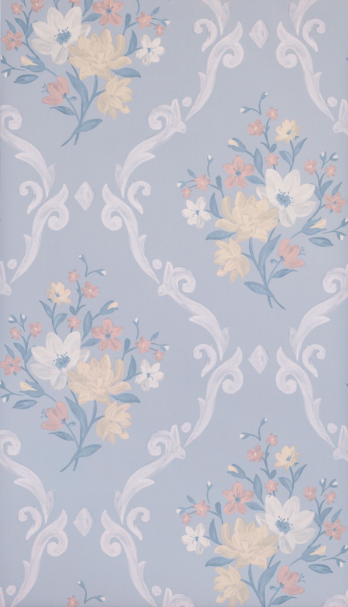 Almudaina Wallpaper in Light Purple from the Deya Collection