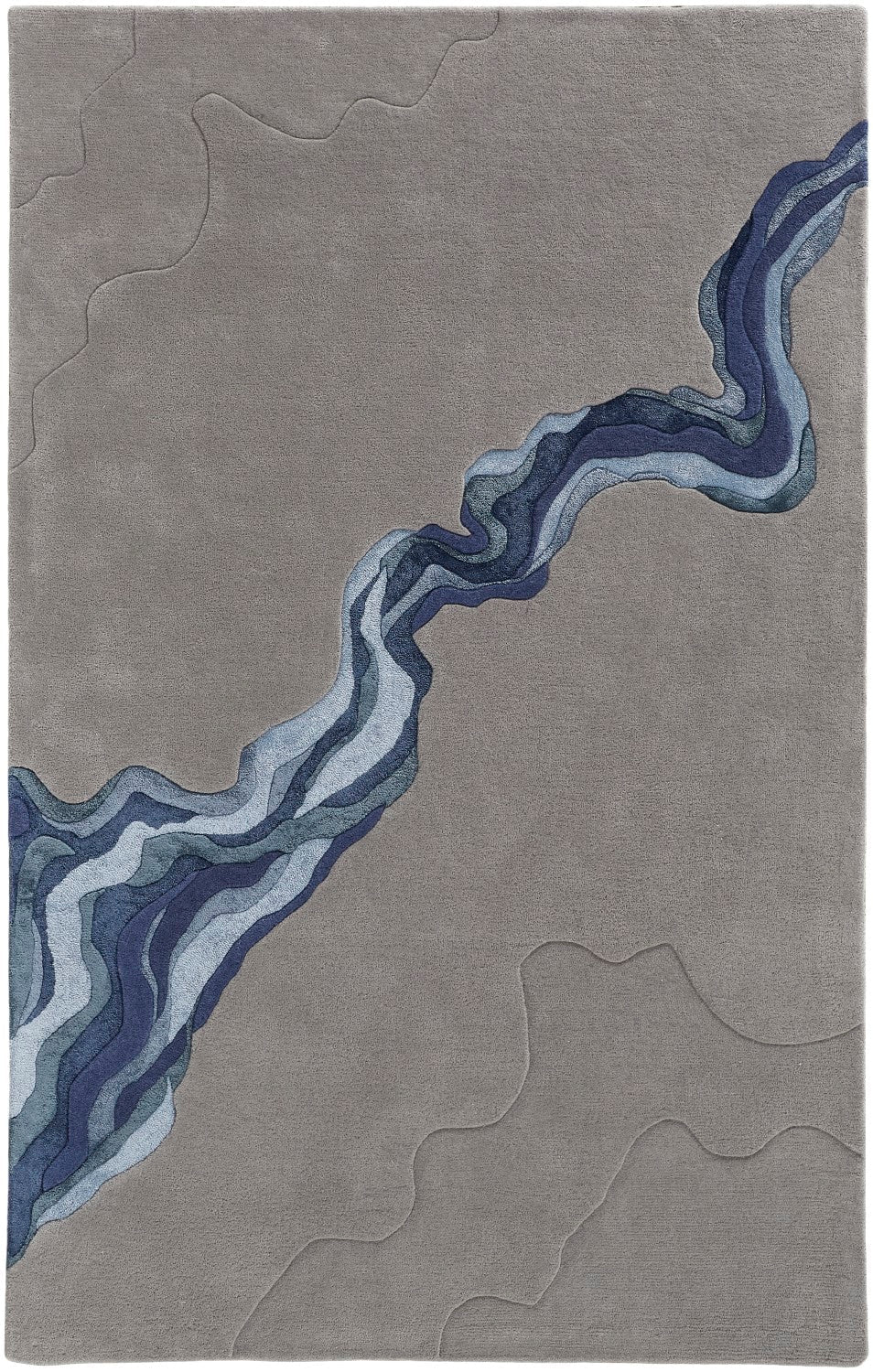 Arwyn Hand Tufted Gray / Blue Rug