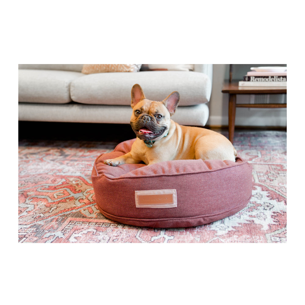 round dog bed