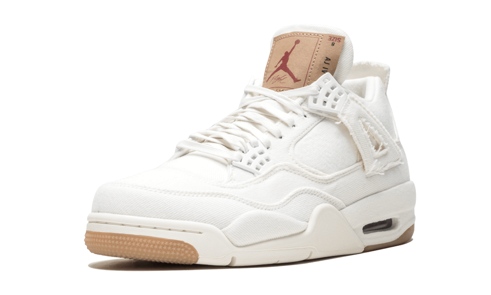 jordan retro 4 levis blancas