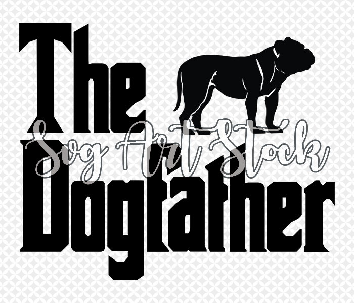 Download The Dogfather Svg Art Stock