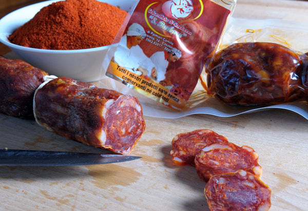 Fleisch und Wurst aus Italien kaufen (Nduja, Salsiccia)