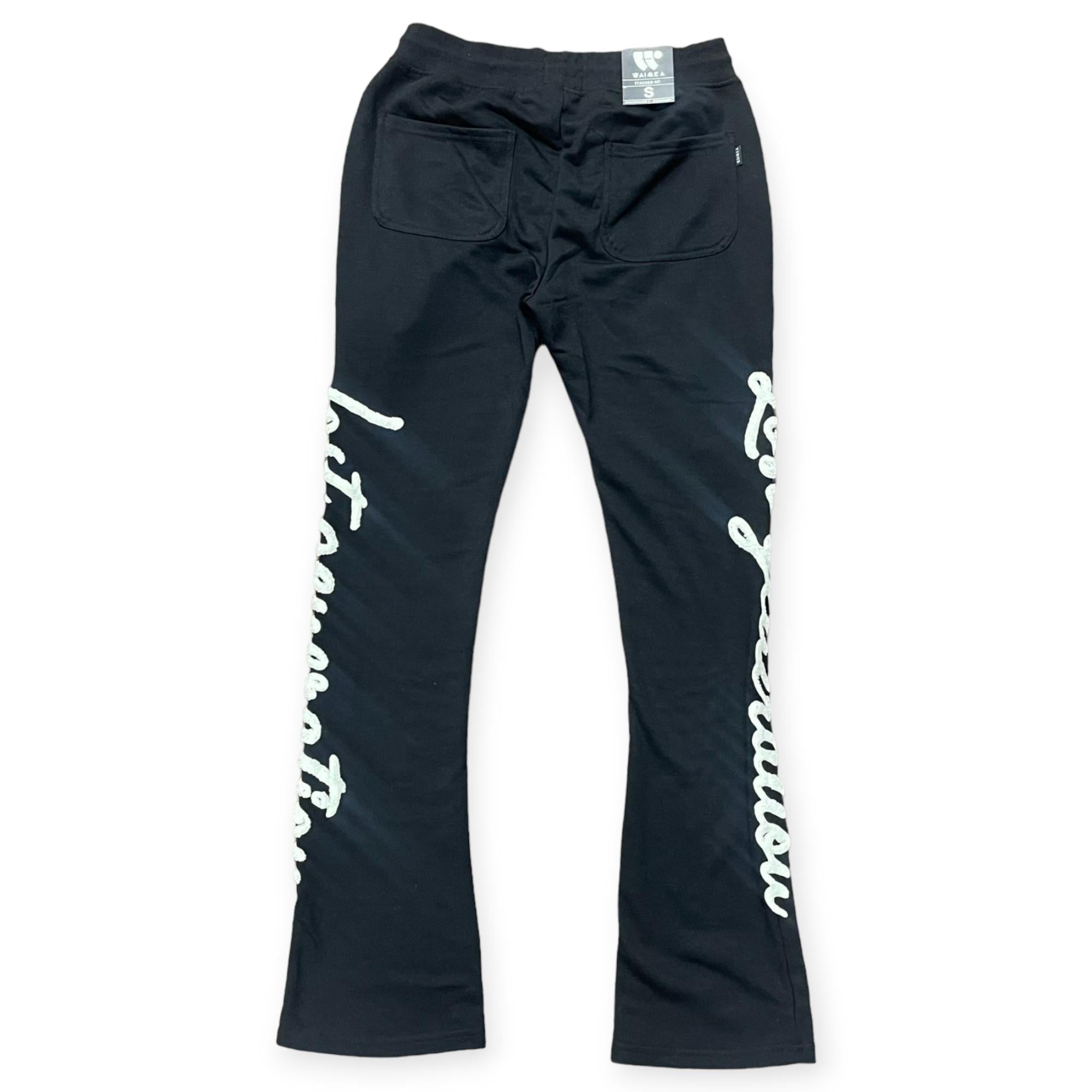 WaiMea Joggers Men Lost Generation Sweatpants (Black white)