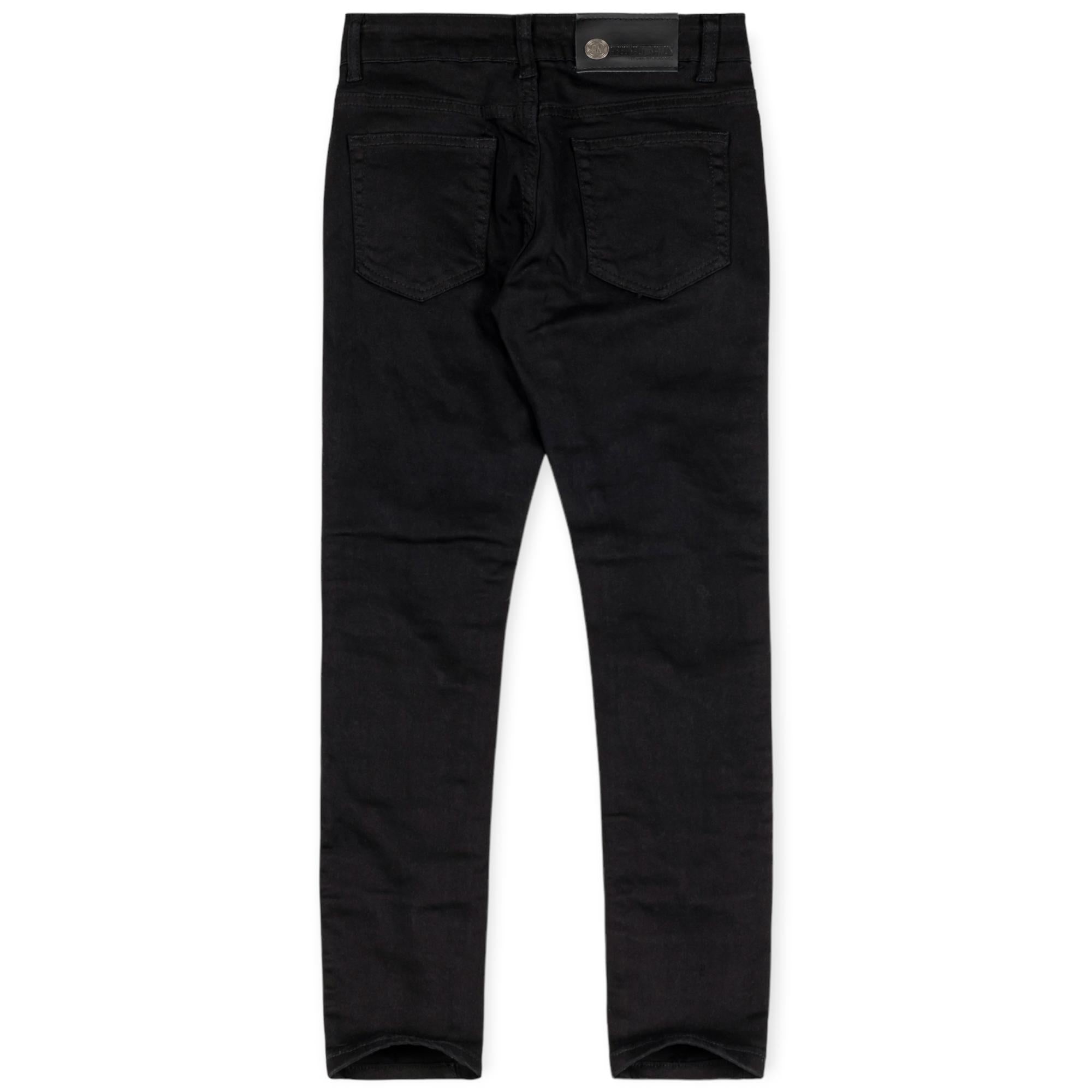 Argonaut Nations Boys Ripped Twill Jeans (Black)