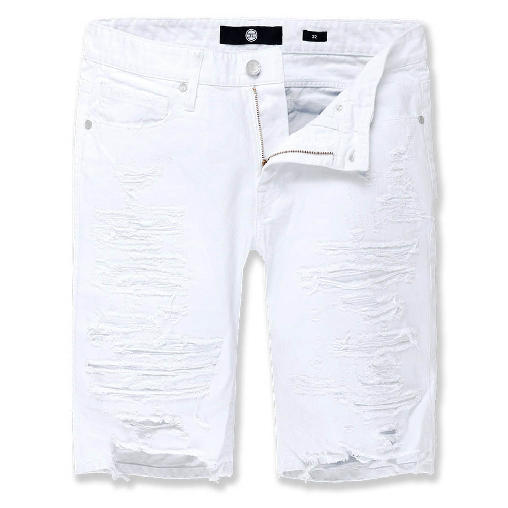 Jordan Craig Clothing Brand Men Ironbound Twill Shorts (White)
