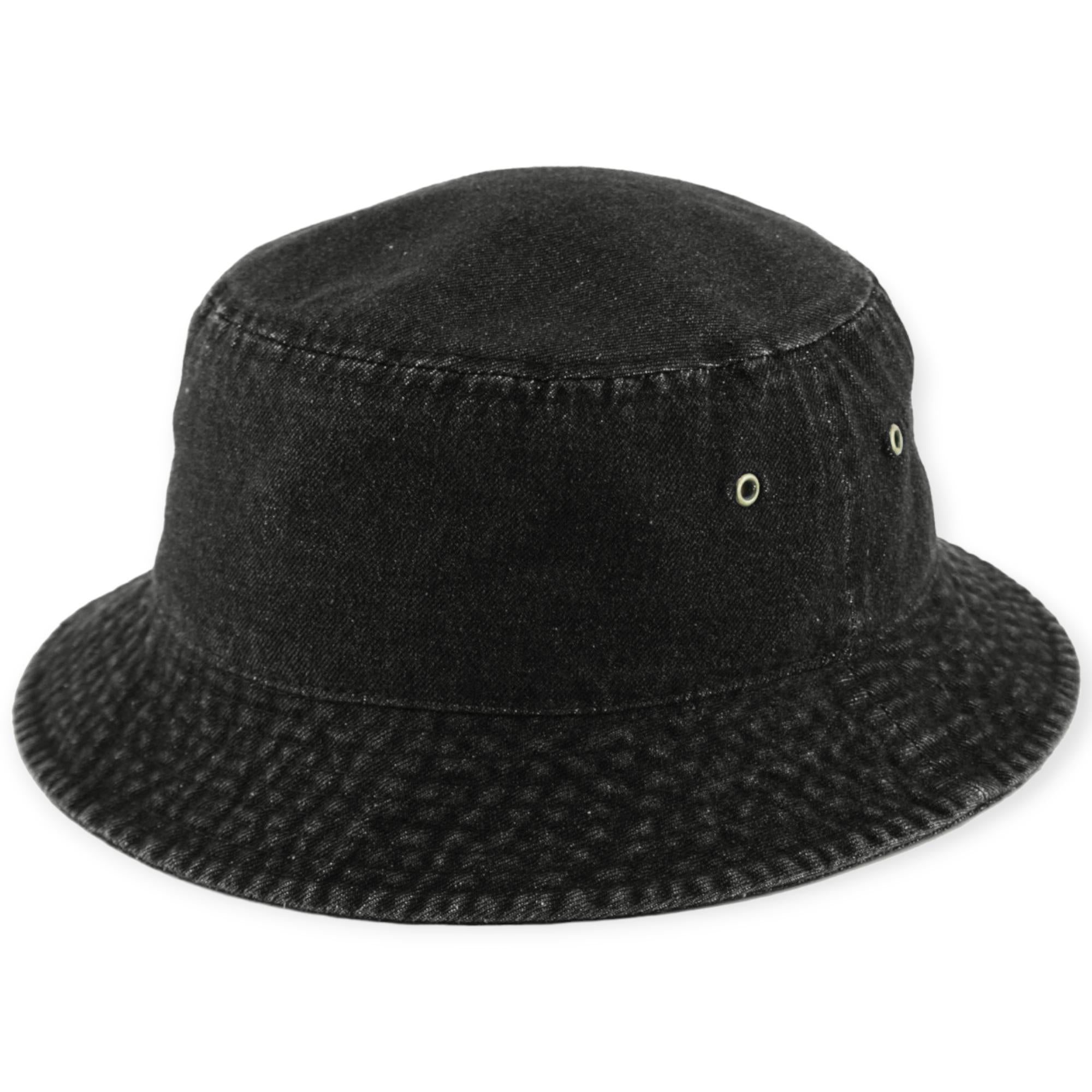 KB Ethos Bucket Hat Solid Fitted (Denim Black)