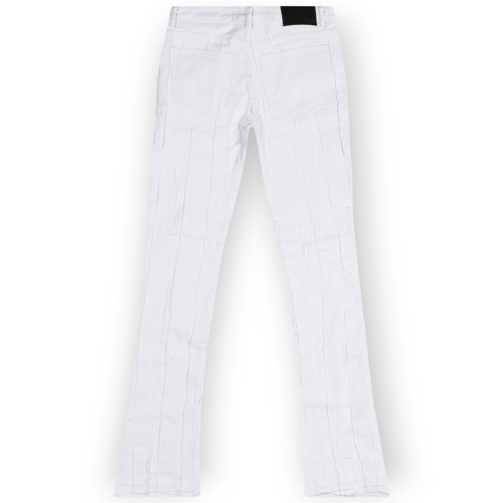 WaiMea Stacked FIt Jeans Men (White)