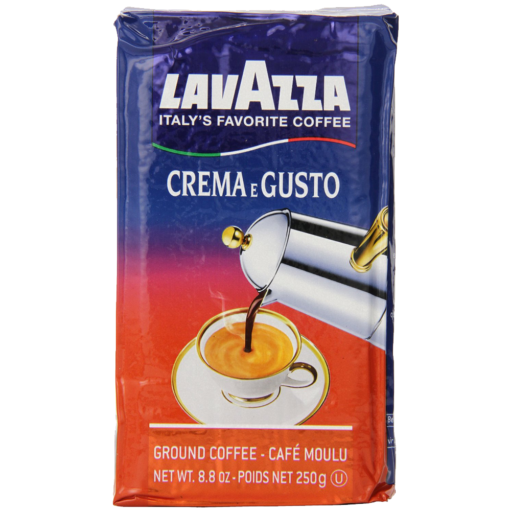 Lavazza Crema e Gusto - Ground Coffee – 12 beans