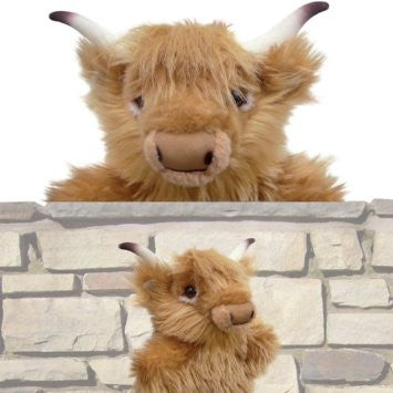 highland cattle soft toy