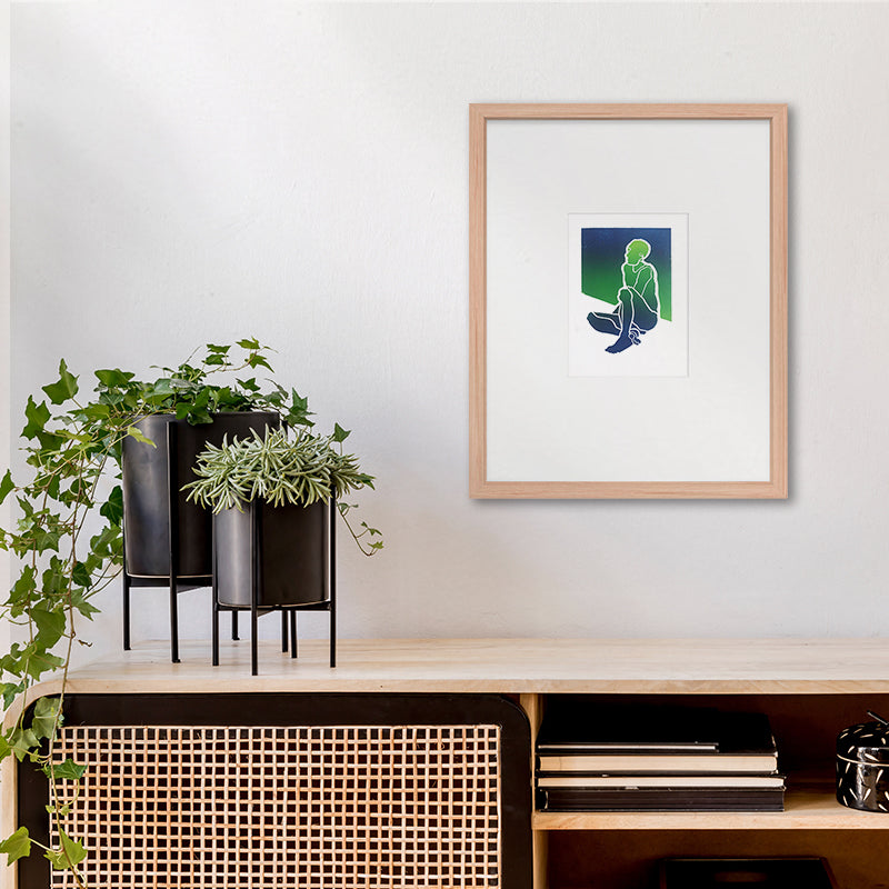 Johanna Grotzke Transfermedium Gradient Pine Kunst100 Interior