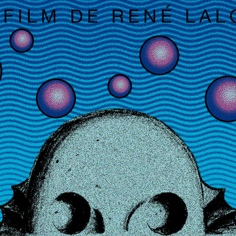 Movie poster inspired by the film Fantastic Planet as illustrated by artist Chuck Sperry.