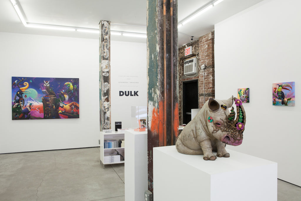 Dulk Ephemeral Treasures exhibition at Hashimoto Contemporary NYC